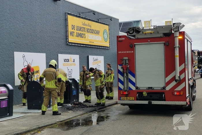 Containerbrand snel geblust