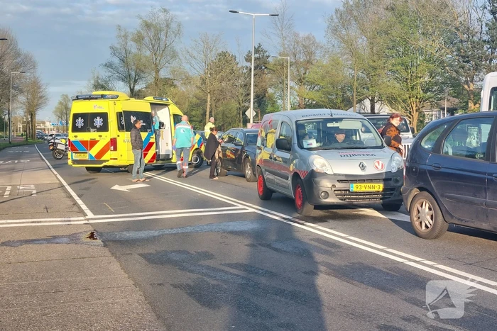 Kettingbotsing bij verkeerslichten