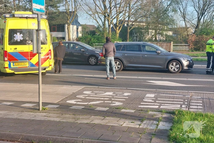 Kettingbotsing bij verkeerslichten