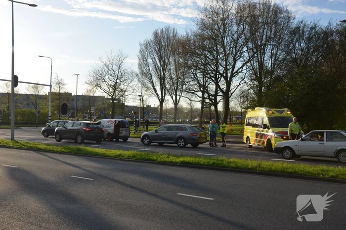 Kettingbotsing bij verkeerslichten