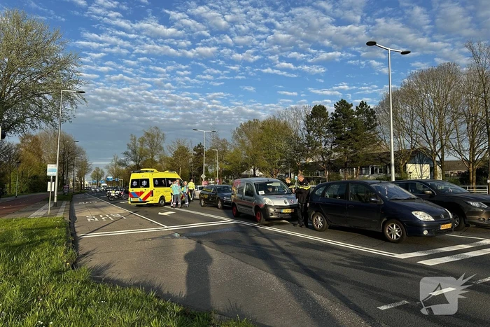 Kettingbotsing bij verkeerslichten