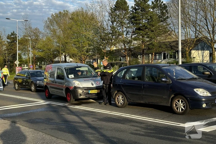Kettingbotsing bij verkeerslichten