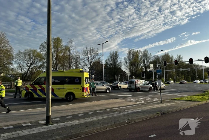 Kettingbotsing bij verkeerslichten
