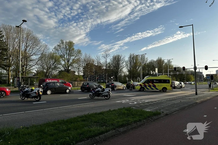 Kettingbotsing bij verkeerslichten