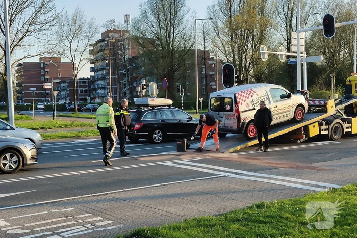 Kettingbotsing bij verkeerslichten