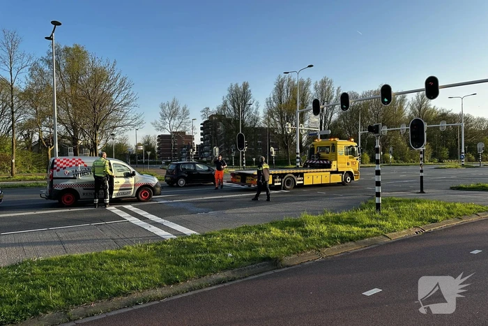 Kettingbotsing bij verkeerslichten