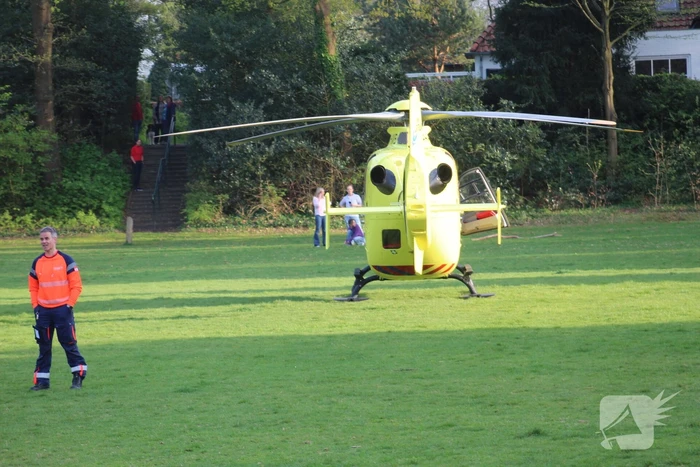 Inzet traumahelikopter trekt veel bekijks