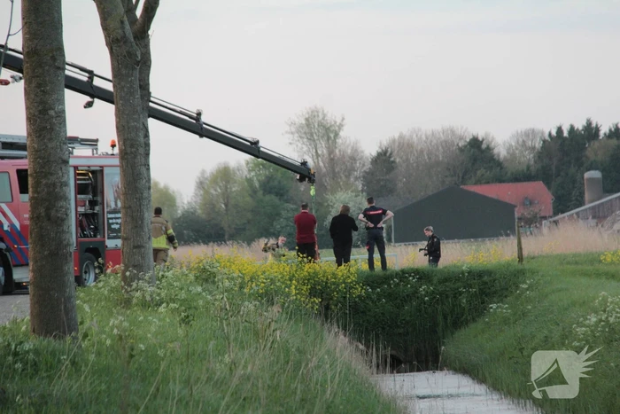 Stoffelijk overschot in water door fietsers aangetroffen