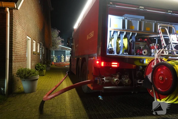 Kalveren omgekomen bij grote brand