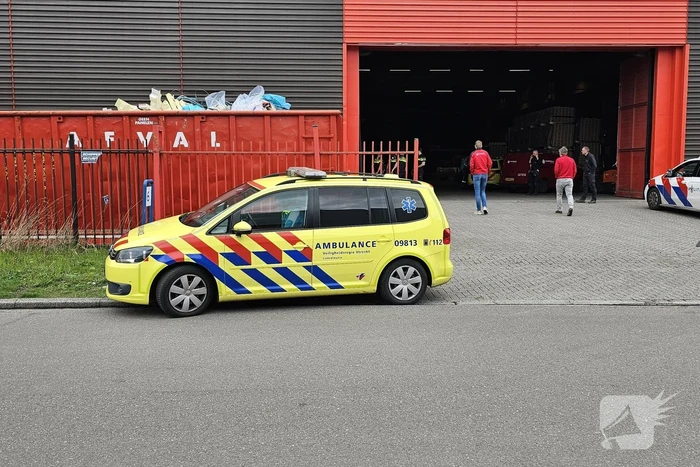 Persoon gewond bij bedrijfsongeval