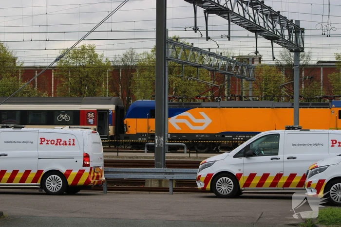 Lekkende ketelwagon op rangeerterrein
