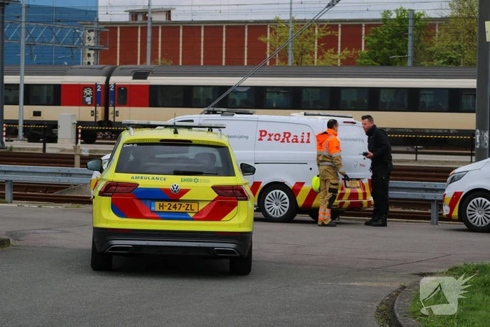 Lekkende ketelwagon op rangeerterrein