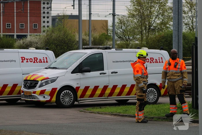 Lekkende ketelwagon op rangeerterrein