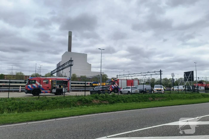 Lekkende ketelwagon op rangeerterrein