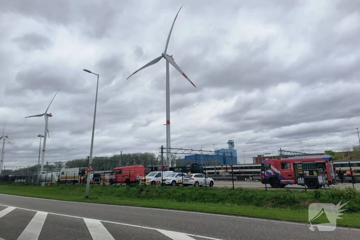 Lekkende ketelwagon op rangeerterrein