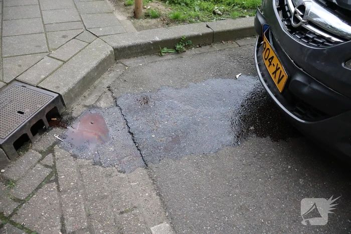 Flinke schade en lekkage na kop-staart botsing