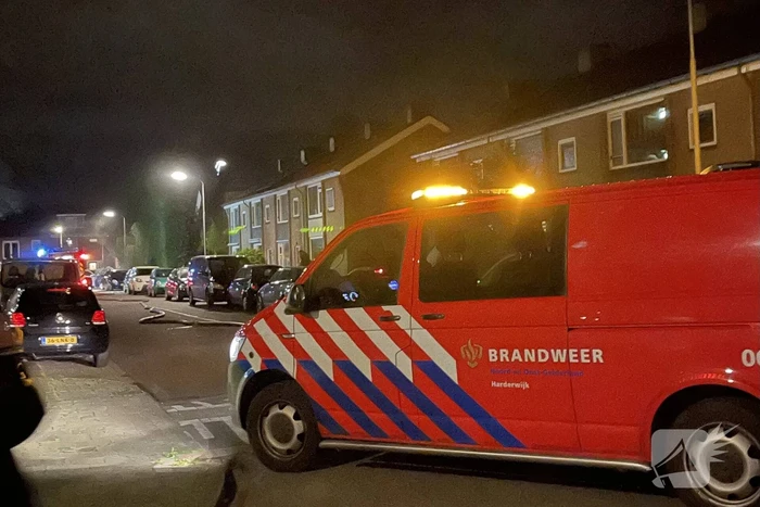 Auto verwoest door brand