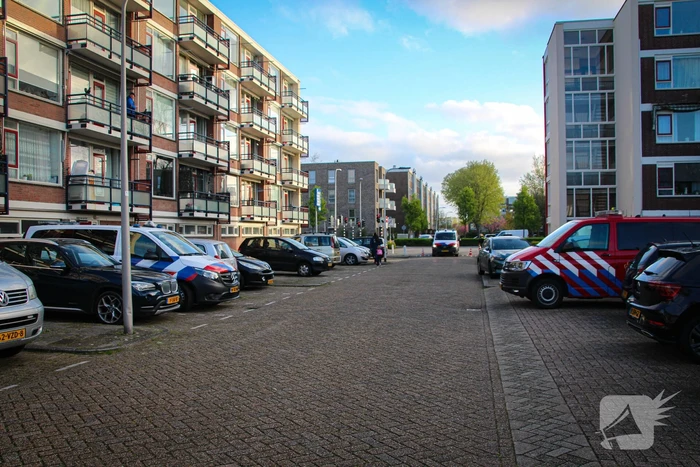 Gasleiding provisorische gedicht door brandweer