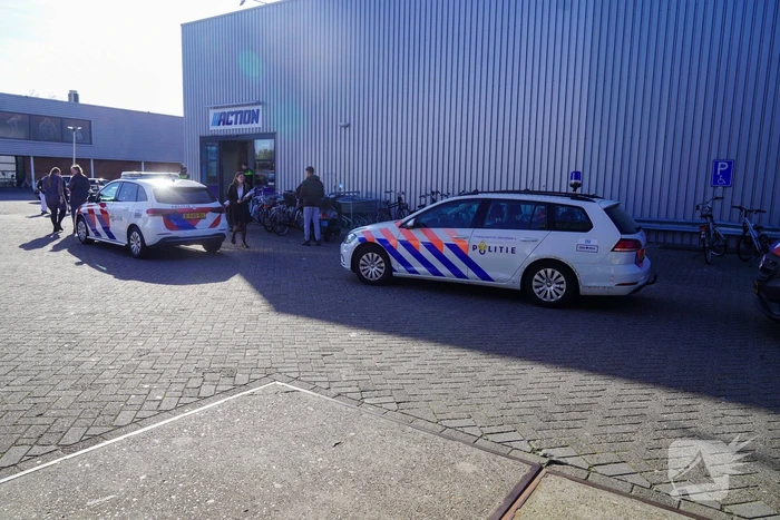 Aanhouding na melding van steekincident in winkel