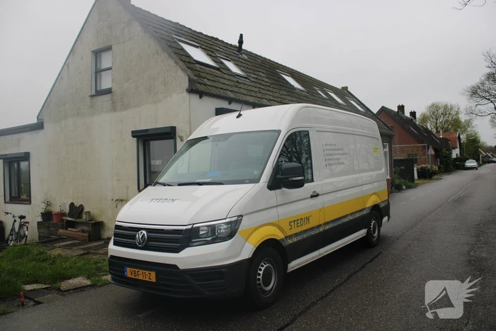 Gasleiding geraakt tijdens graafwerkzaamheden