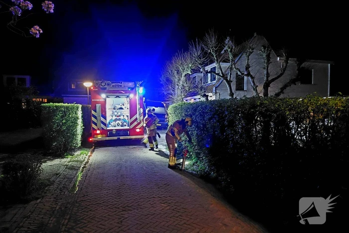 Brand in bestelbus snel onder controle