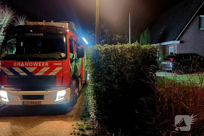 Brand in bestelbus snel onder controle