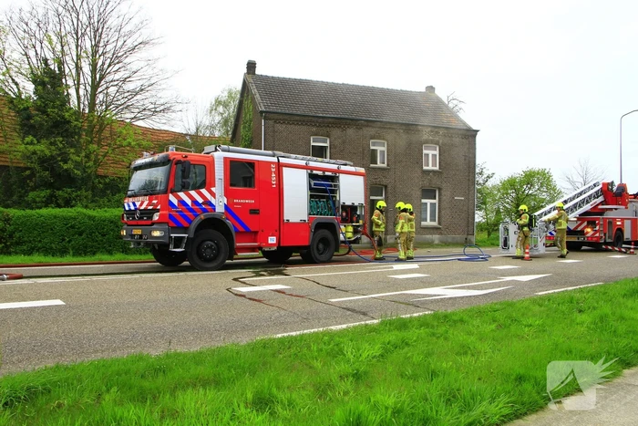 Rookontwikkeling bij brand in vrijstaande woning