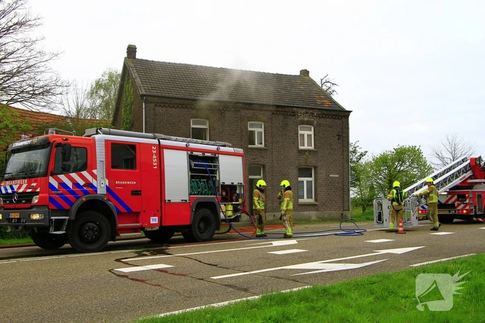 Rookontwikkeling bij brand in vrijstaande woning