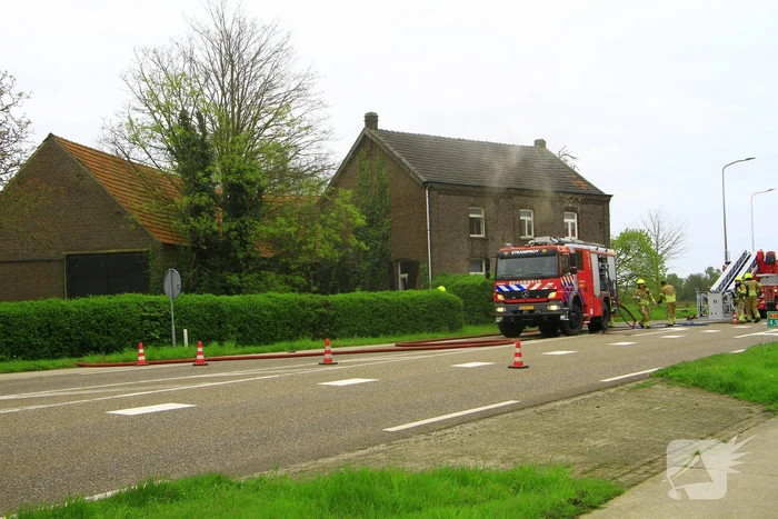 Rookontwikkeling bij brand in vrijstaande woning