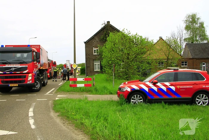 Rookontwikkeling bij brand in vrijstaande woning