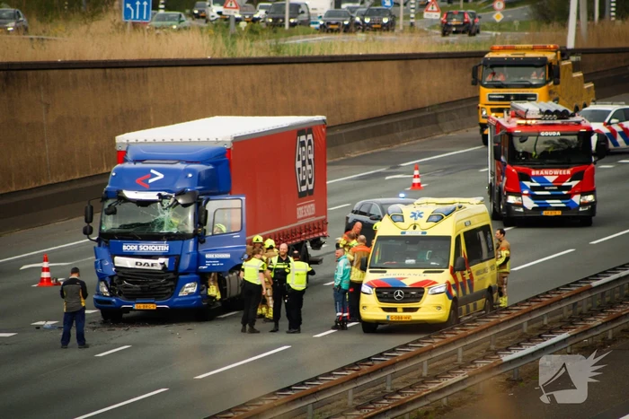 ongeval rijksweg a12 l 27,6 waddinxveen