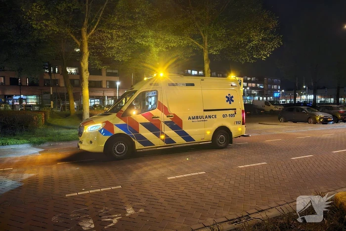 Persoon ten val met elektrische fiets