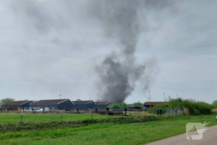 Grote uitslaande brand in restaurant