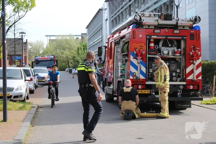 Brand in een studentenhuis van technische Universiteit
