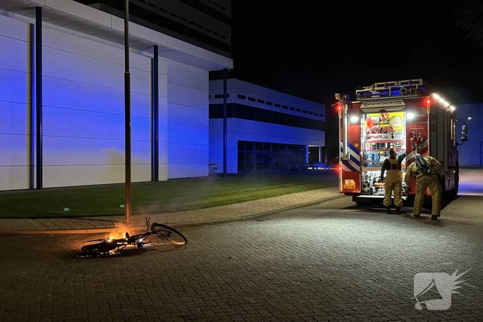 Spartamet vat vlam op industrieterrein