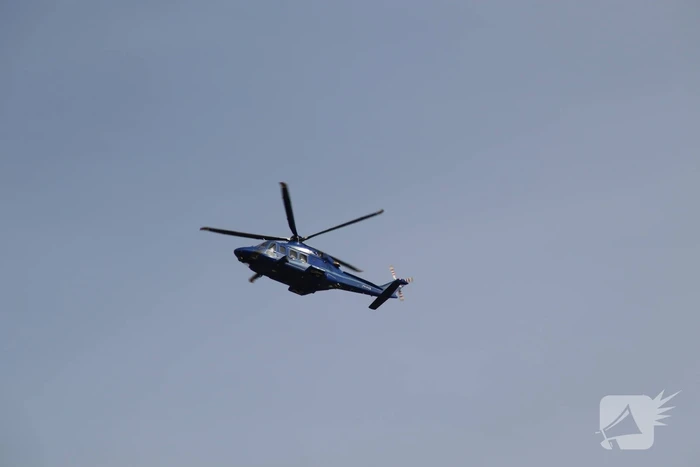 Politiehelikopter en veel hulpdiensten aanwezig voor valse melding