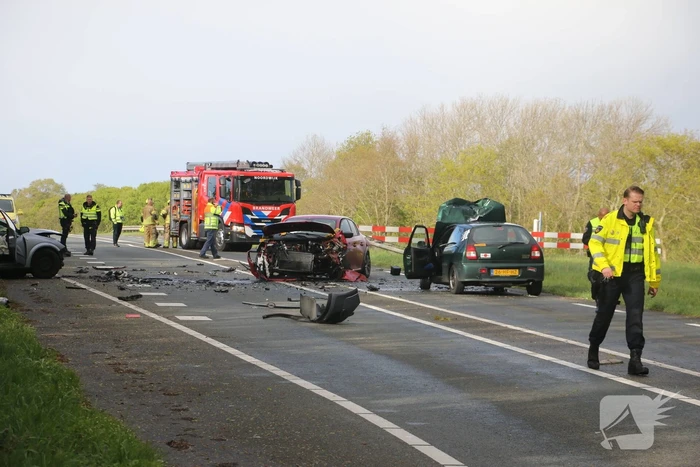 Meerdere gewonden bij ernstig ongeval