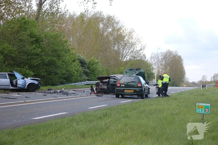 Meerdere gewonden bij ernstig ongeval