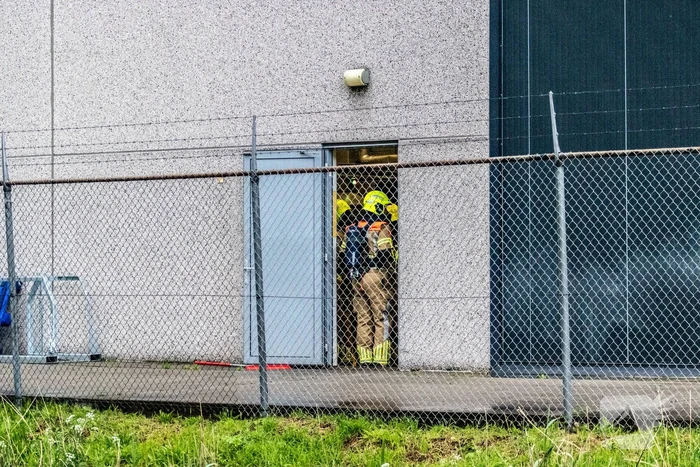 Brand in oven van bedrijf