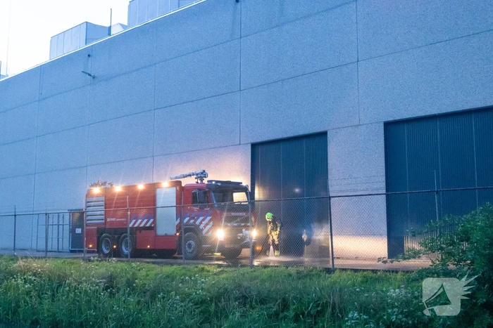 Brand in oven van bedrijf
