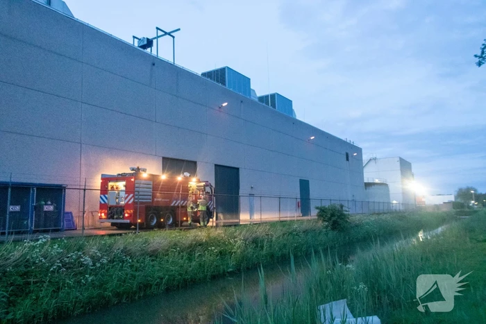 Brand in oven van bedrijf