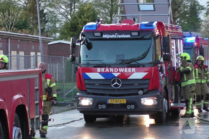 Rookontwikkeling bij brand in sloopwoning
