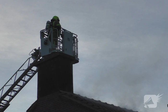 Rookontwikkeling bij brand in sloopwoning