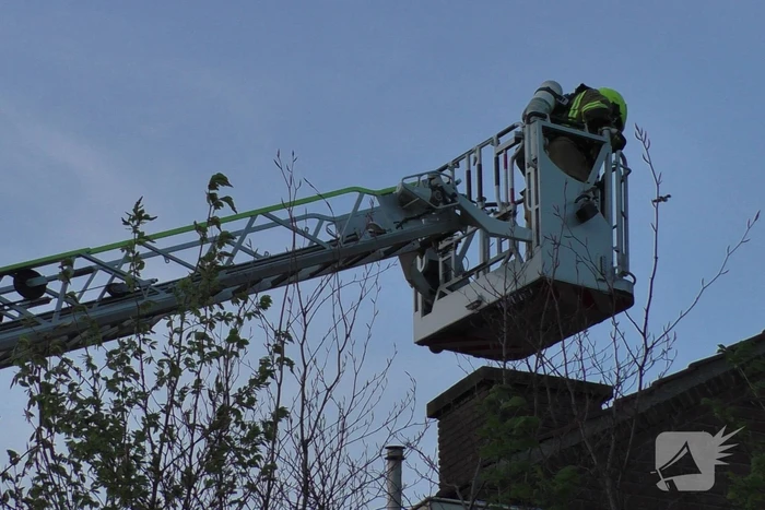Rookontwikkeling bij brand in sloopwoning