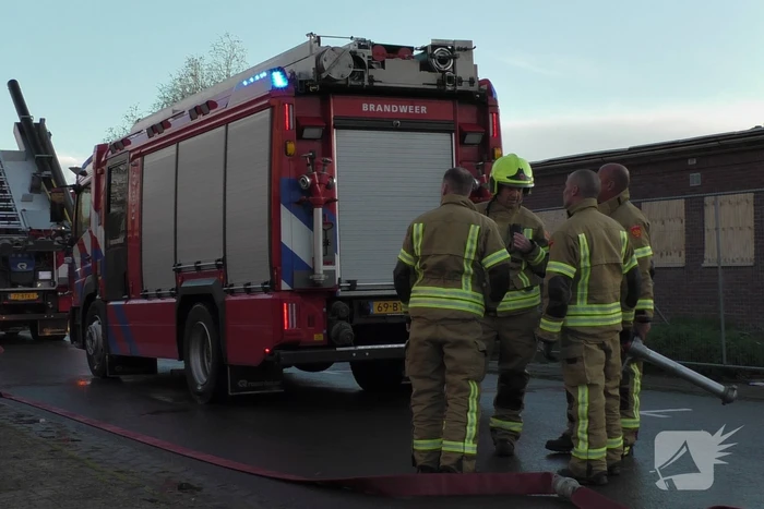 Rookontwikkeling bij brand in sloopwoning