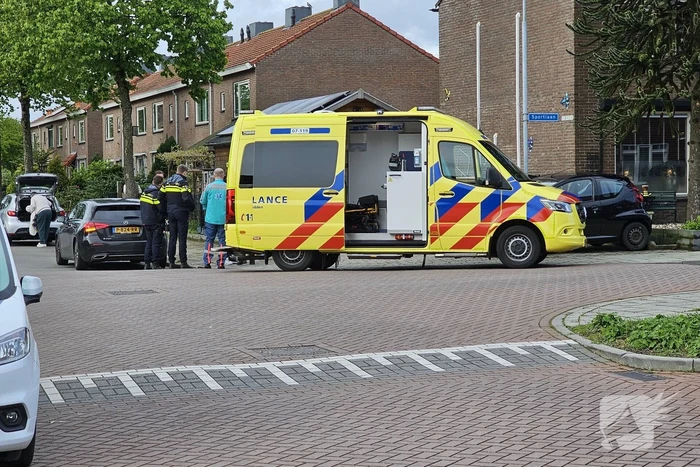 Fietswiel kapot na ongeval met auto
