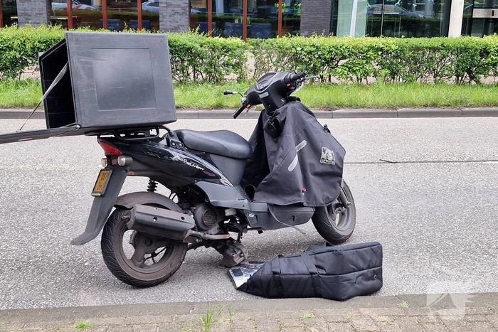 Maaltijdbezorger gewond bij ongeval