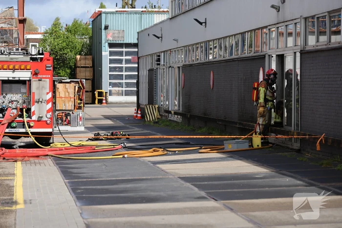 Gewonde bij brand in machine van fabriek