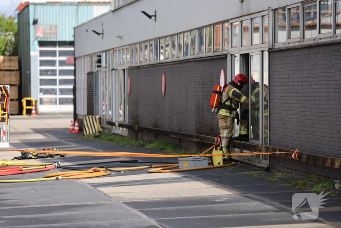 Gewonde bij brand in machine van fabriek