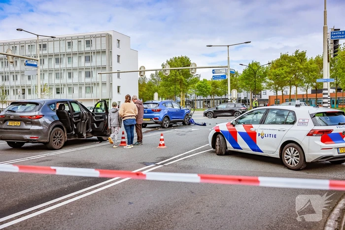 Flinke schade bij botsing op kruispunt